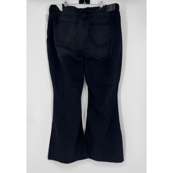 Free People x We the Free CRVY Vintage High-Rise Flare Jeans Sz 35S - Picture 4 of 10